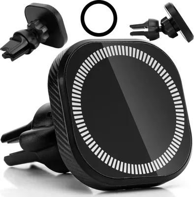 Image de MAGGRIP Support magnétique pour téléphone portable, noir