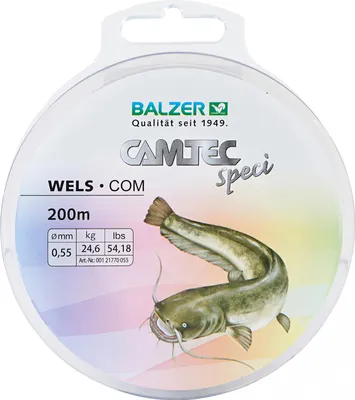 Produktbild von Balzer Camtec Speci Wels 0,55mm - 200m monofile Angelschnur
