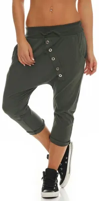Productafbeelding van Malito – Dames joggingsbroek – Korte harembroek van katoen – Ruime joggingbroek