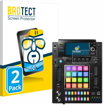 Produktbild von 2x Für Pioneer DJS -1000 Schutzfolie BROTECT Displayschutz Display Schutz Folie Klar Transparent