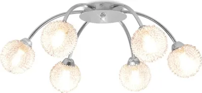 Obrázok produktu pre Stropná lampa so 6 LED žiarovkami G9 240 W