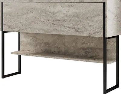 Immagine prodotto di Consolle in legno "Luxe" - 120 x 30 x 80 cm - Travertino nero