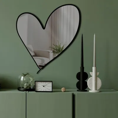 Immagine prodotto di Wallity, specchio da parete elegante, 43x48 cm, vetro fumé, 100% plexiglass