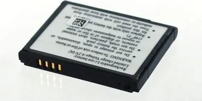 Produktbild von Akku für Qtek 8500 Li-Ion 3,7 Volt 750 mAh schwarz.