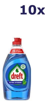 Produktbild von 10x Dreft Geschirrspülmittel – 430 ml – Extra-Hygiene – Eukalyptus