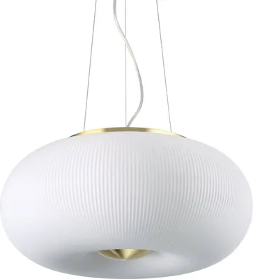Produktbild von Moderne Aufhängung Arizona Glas Weiß 3 Lichter Gx53 9W 3000K Warmes Licht