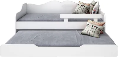 Produktbild von BDW Kinderbett 2 Liegeflächen, Jugendbett 2 Matratzen, Weiß, 160x80