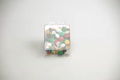 Produktbild von Milan Reissnägel 100St bunt Kunstoffüberzug