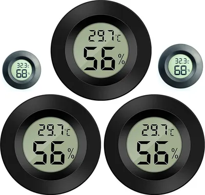 Produktbild von 5 STK Mini Thermometer Hygrometer Thermo-Hygrometer Temperaturmesser Luftfeuchtigkeit
