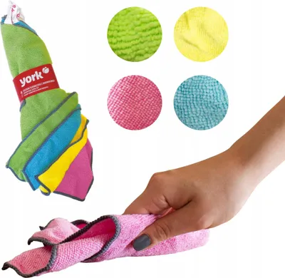 Produktbild von York, Mikrofasertücher, 4 Stück
