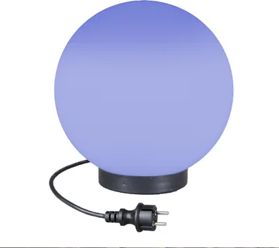Produktbild von Kugelleuchte Kugellampe RGB Außenleuchte Ø 15cm Gartenlampe LED + Fernbedienung