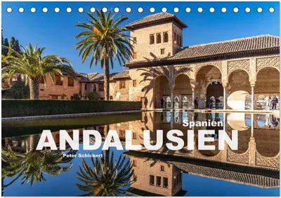 Produktbild von Spanien - Andalusien (Tischkalender 2025 DIN A5 quer), CALVENDO Monatskalender