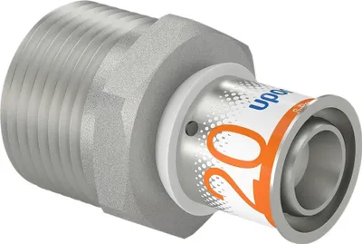 Produktbild von UPONOR S-Press PLUS, Übergangsnippel, 20-R1"MT, 1 Stk.