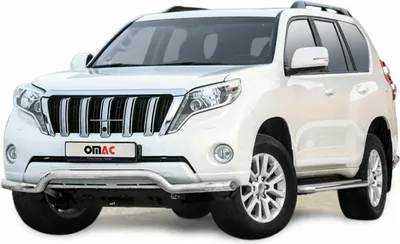 Obrázok produktu pre Ochranná lišta predného nárazníka pre Toyota Land Cruiser 150 2013-2017 Silver ABE