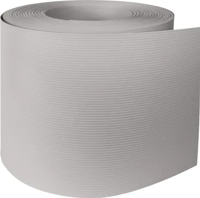 Produktbild von FORTENA Zaun Sichtschutzstreifen Polypropylen – 26 m lang, 19 cm hoch, Sichtschutzband mit Form Smart Mat- in Vier Farben, optimaler Sichtschutz für Ihren Zaun RAL 7040 (Hellgrau)