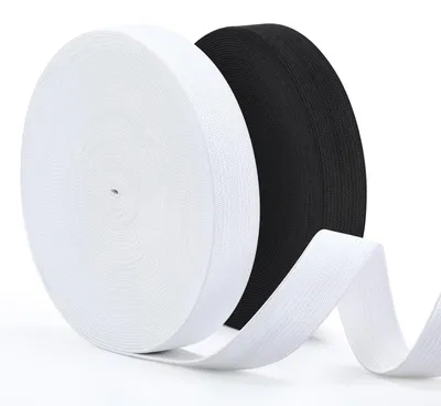 Produktbild von VynyQoo 2 Rollen Gummiband zum Nähen, 20mm Breite 12 Meter Gummiband Nähen, Gumm