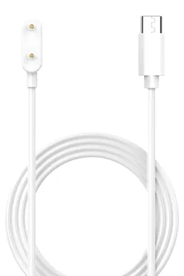 Produktbild von Für Samsung Galaxy Fit 3 Smart Watch Charging Ladekabel USB - C 1 Meter Weiß