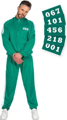 Productafbeelding van Squid Game-deelnemer - Carnaval/Fasching kostuum, maat: XL