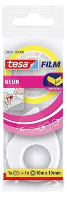 Produktbild von TESA Tesafilm, Pink, Entfernbar, CE, 19 mm, Polybag, 1 Stück(e)