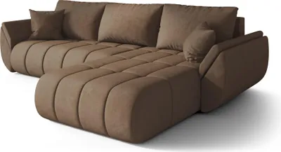 Produktbild von BEDANTE Ecksofa mit Schlaffunktion TOKYO PREMIUM L Monolith 09 Rechts