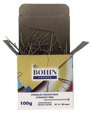 Productafbeelding van Doos met 800 veiligheidsspelden, maat nr. 4, 100 gram, merk Bohin