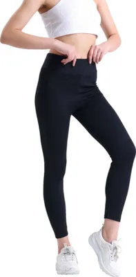 Produktbild von Leggings Royyen Tyt-06 Damen Yogahose Trainingshose Sportslegging – SCHWARZ / S