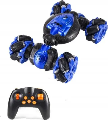 Imagen del producto de COCHE CONTROLADO POR MANDO A DISTANCIA. Se puede controlar manualmente o por mando a distancia. Coche todoterreno RC de 360 grados, tracción 4x4