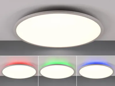 Obrázek produktu pro Trio Yuma LED stropní světlo 35W ⌀60cm stmívatelné titanové CCT nastavitelná barva světla noční světlo nepřímé osvětlení