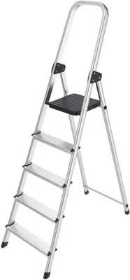 Obrázok produktu pre Hliníková domácka rebrík MMS - 4+1 schodov, do 150 kg