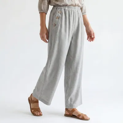 Produktbild von Marlenehose Damen Freizeithose Wide Leg Sommerhose Gr. 36-46 elastischer Bund