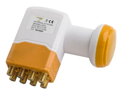 Produktbild von Golden Media Octo LNB 208+ Universal High Gain 0,1dB 4K HD Receiver PVR Ready