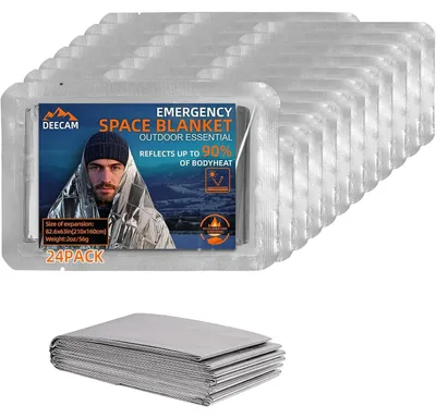 Zdjęcie produktu dla Koc ratunkowy NRC - Srebrny - 210 x 160 cm - 6 sztuk