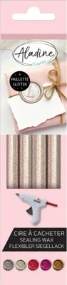 Image de Cire d'étanchéité flexible - paillettes nacrées 4 pièces