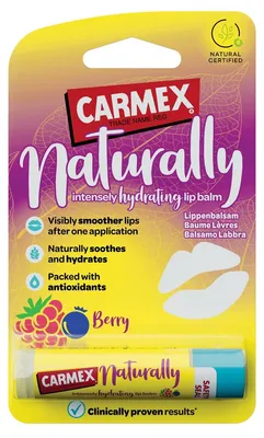 Productafbeelding van Carmex Lippenbalsem Naturally Berry Stick (4,25 gr)
