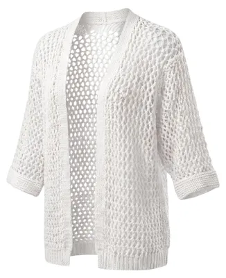 Produktbild von Cardigan OriginalYou Strickjacke Häkelmuster Sommerjacke 40 42 44 für Damen