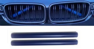 2x Kühlergrill Streben BLAU für BMW F07 F10 F11 F18 F06 F48 F49 F39 F45 F46 – Produktansicht