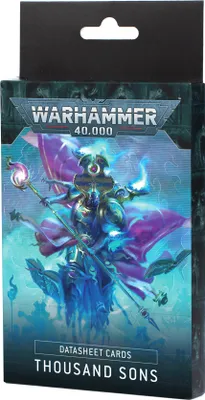 Produktbild von Warhammer 40.000 Thousand Sons Datasheet Cards Englisch
