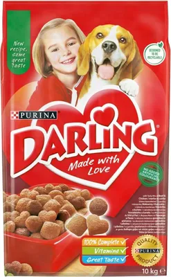 Immagine prodotto di Cibo secco per cani PURINA Darling con manzo e pollo - 10 kg
