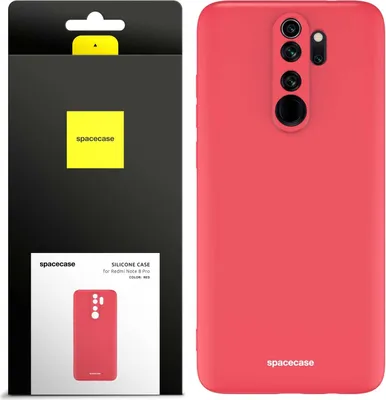 Immagine prodotto di Custodia in silicone SPACECASE Custodia in silicone per Xiaomi Mi Note 8 Pro Rosso