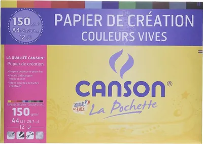 Image de CANSON Papier toner dans pochette de rangement, DIN A4, 150 g/qm
