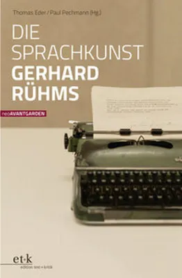 Obrázok produktu pre Die Sprachkunst Gerhard Rühms