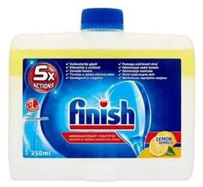 Čistič umývačky riadu, 250 ml, FINISH, citrón