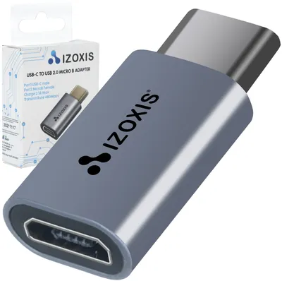 Obrázek produktu pro IZOXIS 18934 OTG redukce z USB-C na Micro USB 2.0