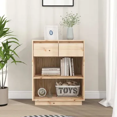 Obrázek produktu pro vidaXL Boční skříňka 60x34x75 cm borovice masiv