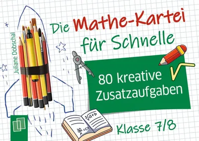 Produktbild von Die Mathe-Kartei für Schnelle - Klasse 7/8