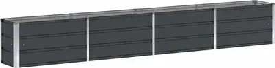 Produktbild von vidaXL Pflanzkübel Anthrazit 320 x 40 x 45 cm Stahl
