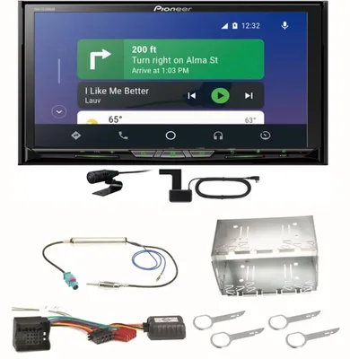 Produktbild von Pioneer AVH-Z9200DAB Android Auto Carplay Bluetooth Einbauset für Fox Polo 9N3