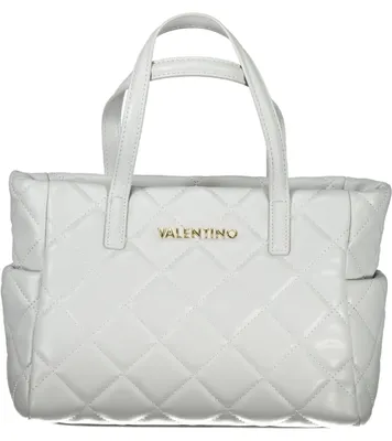 Produktbild von Elegante graue Damenhandtasche mit recyceltem Material und Extra-Fächern
