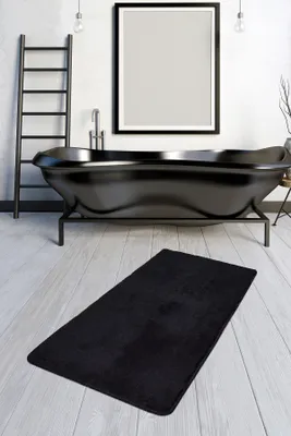 Produktbild von Bosdela Badezimmerteppich Set - 70x120 cmSchwarz