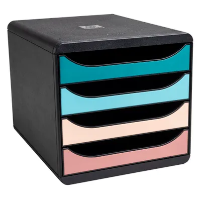 Immagine prodotto di Exacompta Cassettiera SKANDI 310606D 4 cassetti 347x278x267m assortiti